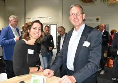 Hanneke Verhelst (Syngenta) en Geert Pinxterhuis (P&Co)