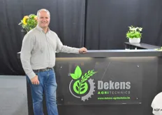 Geert Dekens van Dekens Agritechnics, Dekens is dealer voor België van allerhande tractoren en fruitteeltmachines