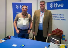 Mir Bakhramov & Paul de Haan van Tive Inc, leverancier van diverse soorten trackers om de kwaliteit van AGF ook post-harvest te kunnen monitoren en waarborgen.